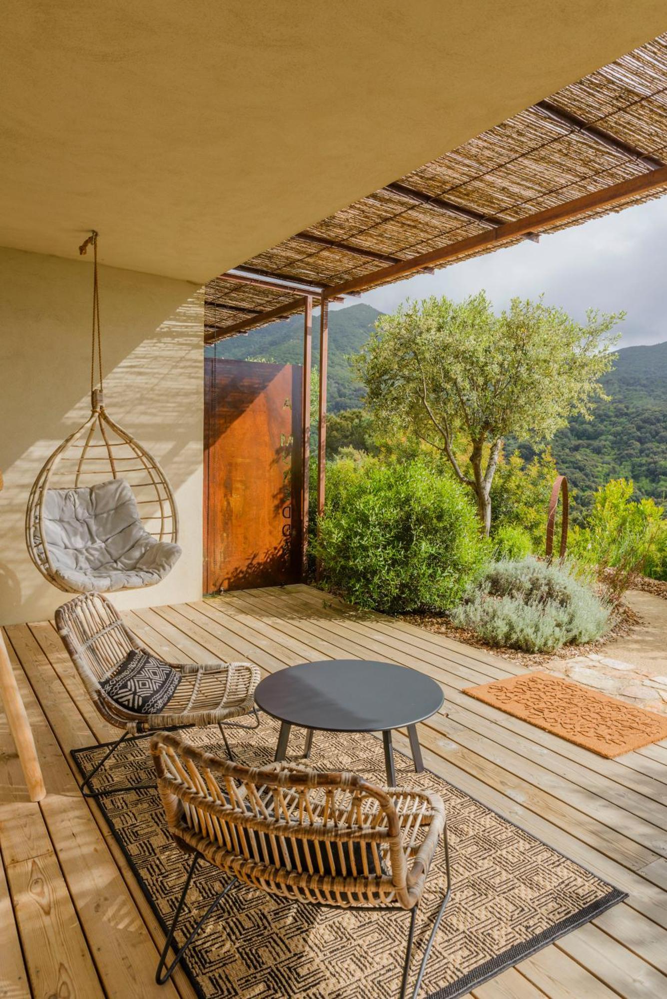 Sari-D'orcino Terre De Maquis, Maison D'Hotes Vue Mer Corse מראה חיצוני תמונה
