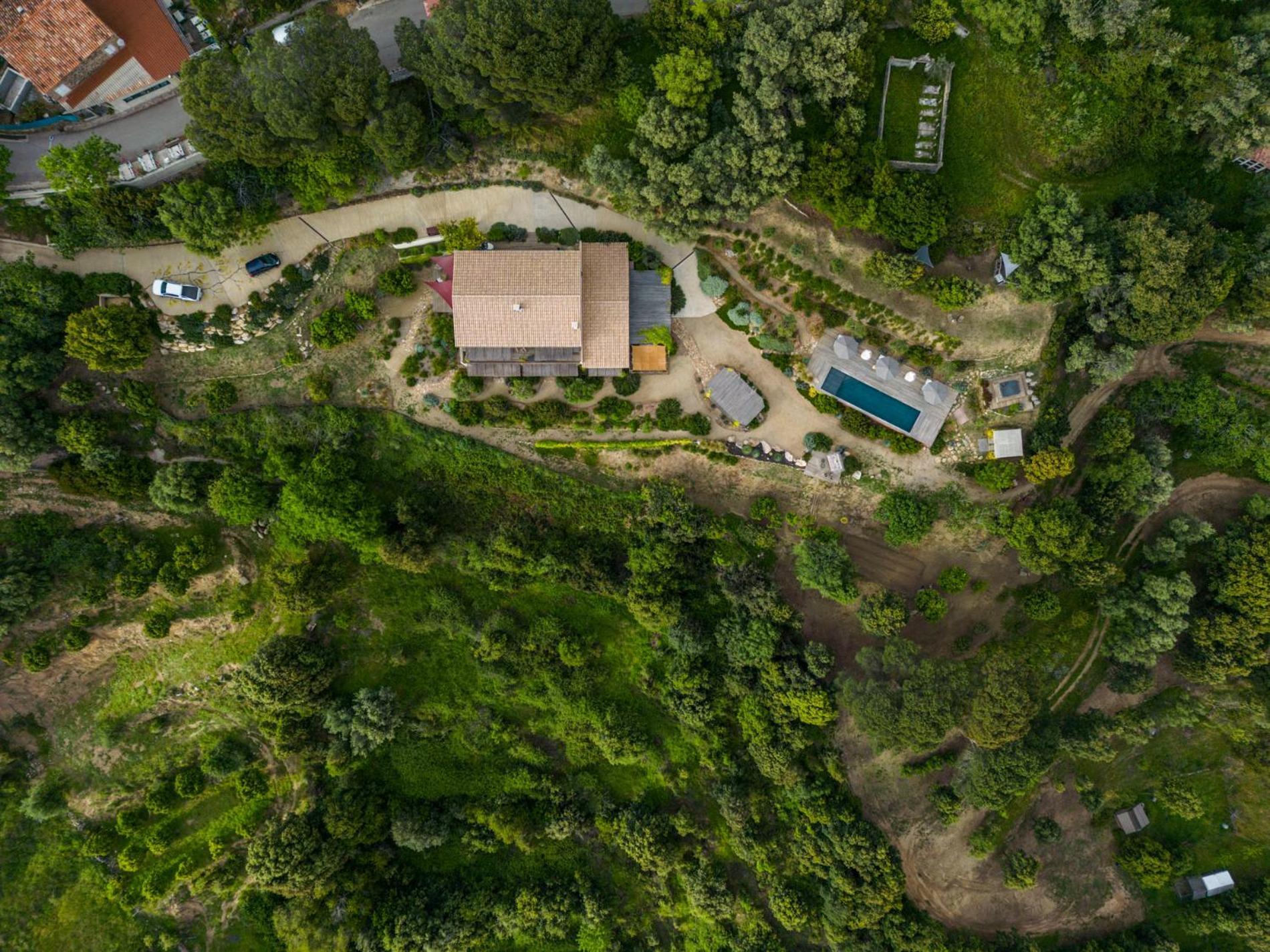 Sari-D'orcino Terre De Maquis, Maison D'Hotes Vue Mer Corse מראה חיצוני תמונה